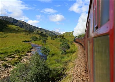 Mallaig Endstation des Jacobite Dampfzugs